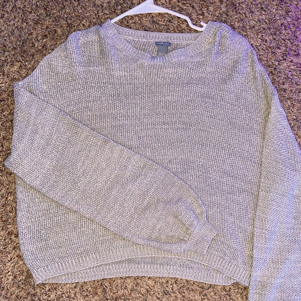 Charlotte Russe gray sweater